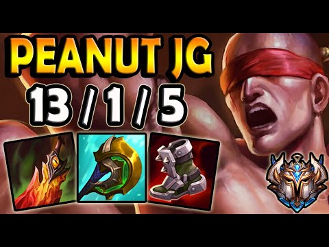 Peanut LEE SIN Jungle vs KHAZIX - Korea Challenger ✅
