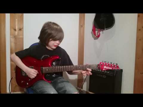 Dustin Tomsen 12 years old covers "Eruption" of Van Halen's first album.