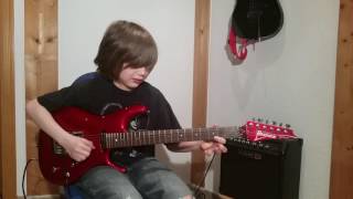 Dustin Tomsen 12 years old covers "Eruption" of Van Halen's first album.