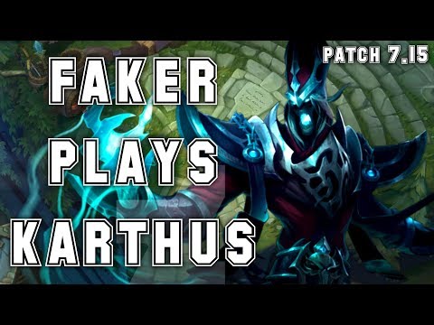 SKT T1 Faker Plays Karthus vs Ekko (SKT T1 Effort) Mid ft SKT T1 Huni - S7 Ranked | Patch 7.15