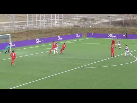 Golazo de cabeza de Adrián Arnuncio con el Real Valladolid en Liga Nacional Juvenil