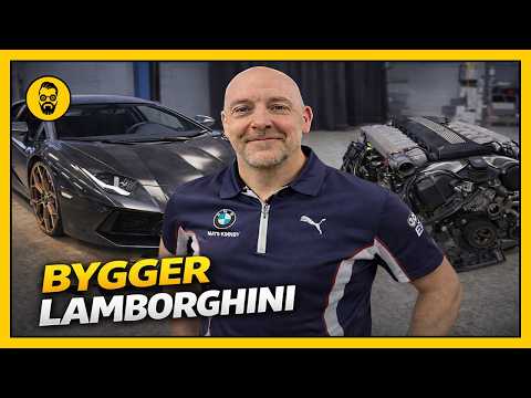 BMW-nörden bygger sin egen Lamborghini V12