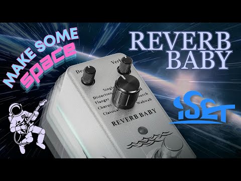 ISET Digital Reverb Guitar Pedal with 9 Modes Guitar Effect Pedal Wide Range Multi Reverb For Electric Guitar And Acoustic Guitar Buffer Bypass image 7