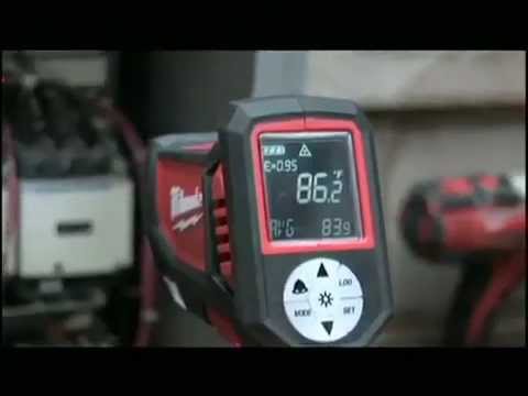 Miernik Laserowy temperatury Milwaukee M12 dla HVAC/R C12 LTGH-0.mp4