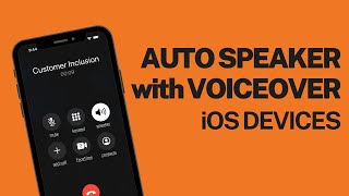 iOS Accessibility Quick Tip: Auto Speaker in Calls