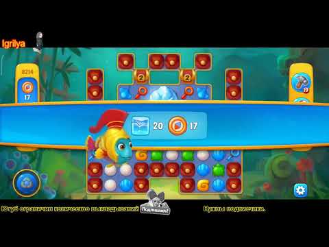 Fishdom level 8213, 8214, 8215 / Фишдом уровень 8213, 8214, 8215