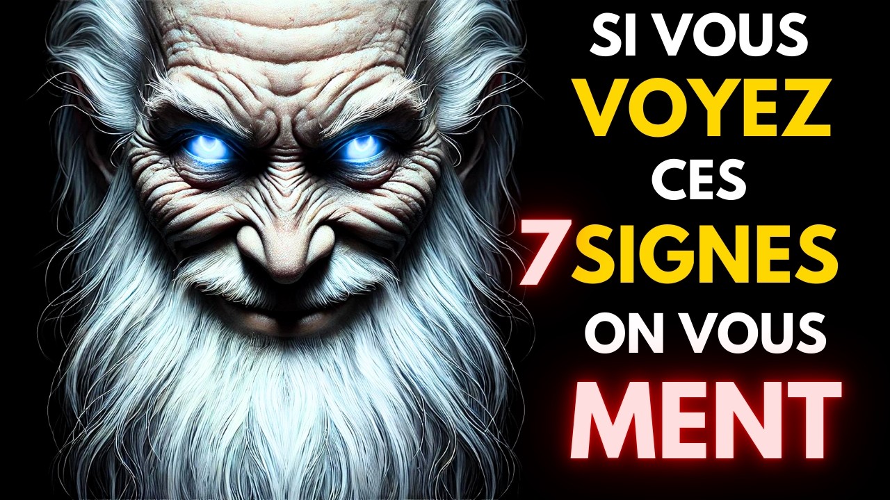 7 SIGNES QUE TES PROCHES TE MENTENT| PHILOSOPHIE STOÏCIENNE