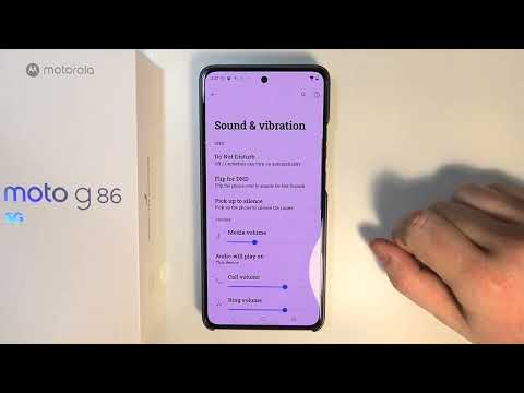 Motorola Moto G86 5G - How to Turn On Off Touch Sound/Clicks
