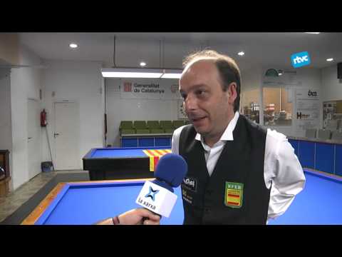 Llinars acull el Campionat d'Espanya de Billar a Tres Bandes