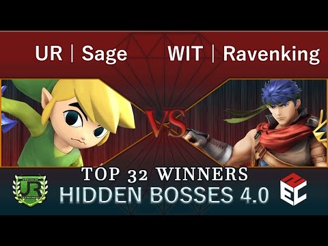 Hidden Bosses 4.0  TOP 32 WINNERS - UR | Sage (Toon Link) vs WIT | Ravenking (Ike)