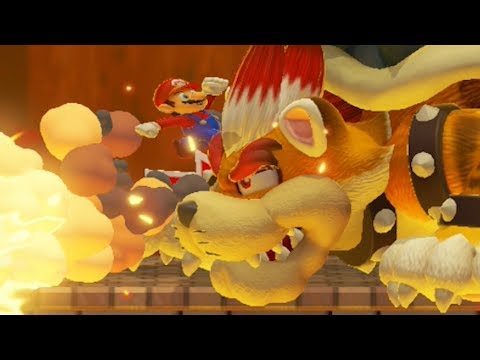 Super Mario Maker 2 Story Mode Part 16 - Meowser Boss Fight