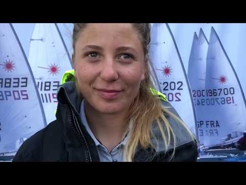 2018 Laser Senior Europeans - Training day - Maria Erdi HUN