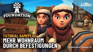 Das wehrhafte Dorf ⚜️ Befestigungen & Patrouillen ▷ Let's Play FOUNDATION 1.0 Tu