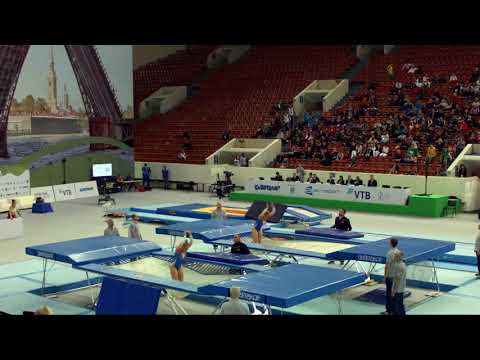 Netherlands (NED) W - 2018 Trampoline Worlds, St. Petersburg (RUS) - Qualification Synchro R2