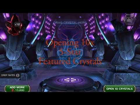 Opening 10x 5-Star Featured Crystals...MCOC