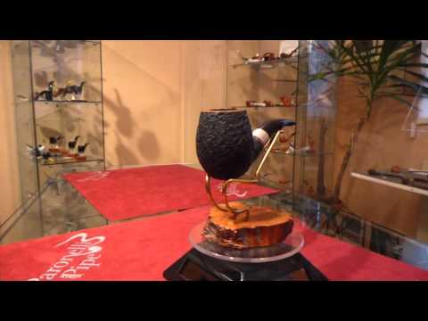 Pipa radica half bent fatta a mano - www.paronellipipe.it