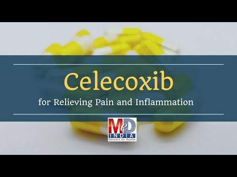 Celecoxib for relieving pain and inflammation