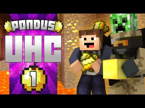 Dansk Minecraft - Pondus UHC: GULDMINEN?! #1
