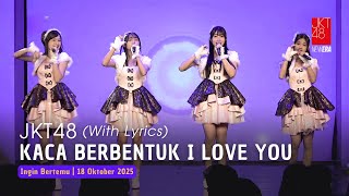 Download lagu JKT48 - Kaca Berbentuk I LOVE YOU (Ekin, Levi, Nayla, Nachia) | Aitakatta 18 Oktober 2025 mp3 Download lagu JKT48 - Kaca Berbentuk I LOVE YOU (Ekin, Levi, Nayla, Nachia) | Aitakatta 18 Oktober 2025 mp3