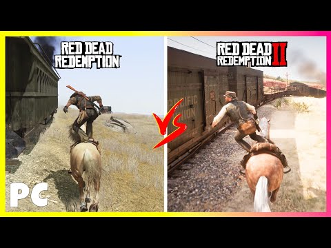 RDR vs RDR 2 - PC Versions comparison (Actions and Details)