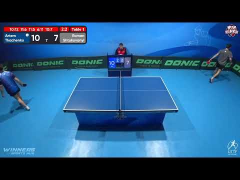 22:30 Artem Tkachenko 3-2 Roman Shtukovanyi West 5 WIN CUP 16.12.2022 | TABLE TENNIS WINCUP