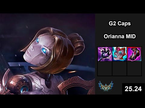 G2 Caps (Orianna) vs (Sylas) - EUW Challenger - Patch 25.24