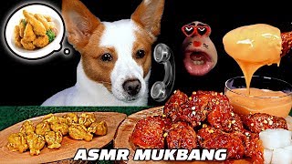 ASMR MUKBANG Chicken specially made for Puppy &