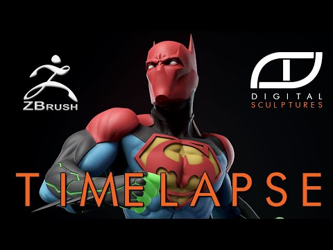 Zbrush Timelapse - Sculpting SuperBat