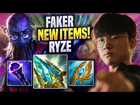 FAKER TRIES RYZE WITH NEW ITEMS! - T1 Faker Plays Ryze MID vs Viktor! | Preseason 2023