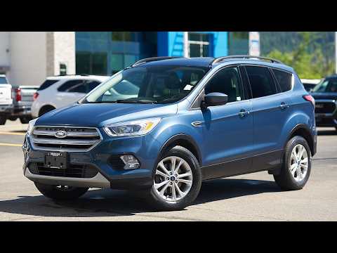 2018 Ford Escape SEL 4WD in Blue for sale at Salmon Arm Chevrolet Buick GMC in Salmon Arm, BC