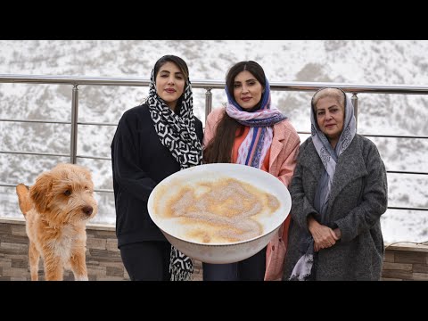 IRAN! How to Cook Fereni | Best Persian Dessert for Winter Days | Kheer Recipe
