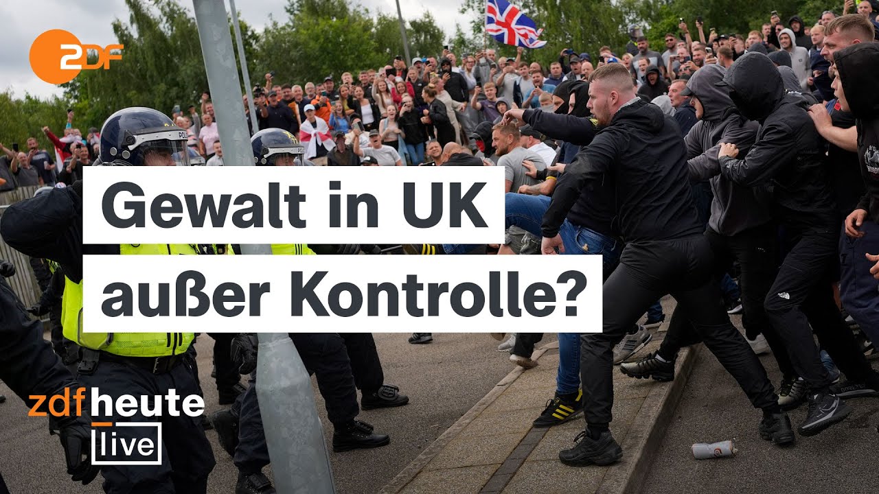 Rechtsextreme Ausschreitungen eskalieren weiter - was dahinter steckt | ZDFheute live