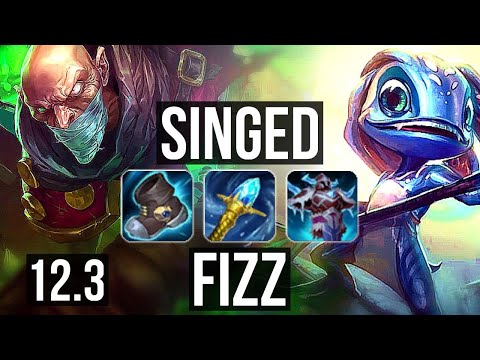 SINGED vs FIZZ (MID) | Rank 5 Singed, 5/4/15 | KR Master | 12.3