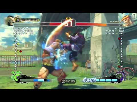 ZANGIEFBRASIL(Zangief) VS RATEX(Adon) SSF4 AE 2012 XBOX Live