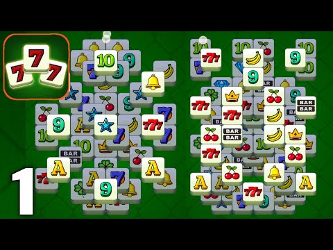 Lucky Tiles - Casino Match - Gameplay Walkthrough Part 1 All Levels 1-5 (Android & iOS)