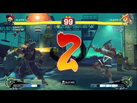 Tokido [Akuma] vs oshino215 [Adon] SSF4 Japanese Online Ranked Matches - TRUE HIGH-DEF