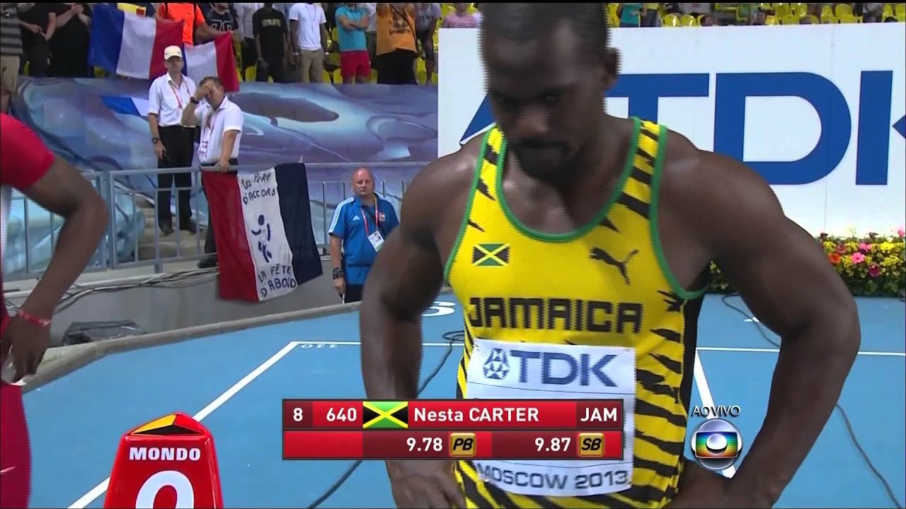 Usain Bolt conquista título mundial dos 100 metros 11/08/2013 Completo