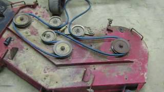 How to replace the mower deck belt on a Toro Titan 5400 Zero Turn