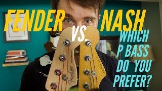 Video thumbnail for Nash (w/ Lollar) vs  Fender (w/ 'Original') /// P Bass Battle by Maxwell Pierce