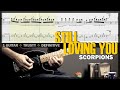 Still Loving You Guitar Cover Tab Solo Lesson Standard Tuning B Track W Vocals SCORPIONS