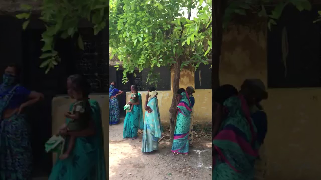 Covid 19 - Distributed dry ration to the needy people at Govt School in Godavarikhani