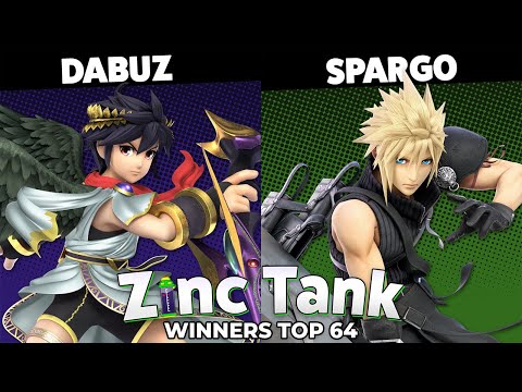 Zinc Tank #3 Winners Top 64 - Dabuz (Dark Pit) vs Sparg0 (Cloud)
