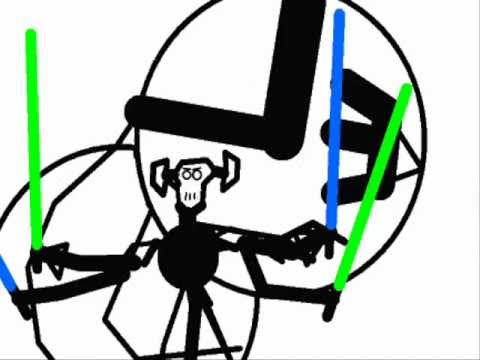 General Grievous and his Army Vs Yoda and Mace Windu