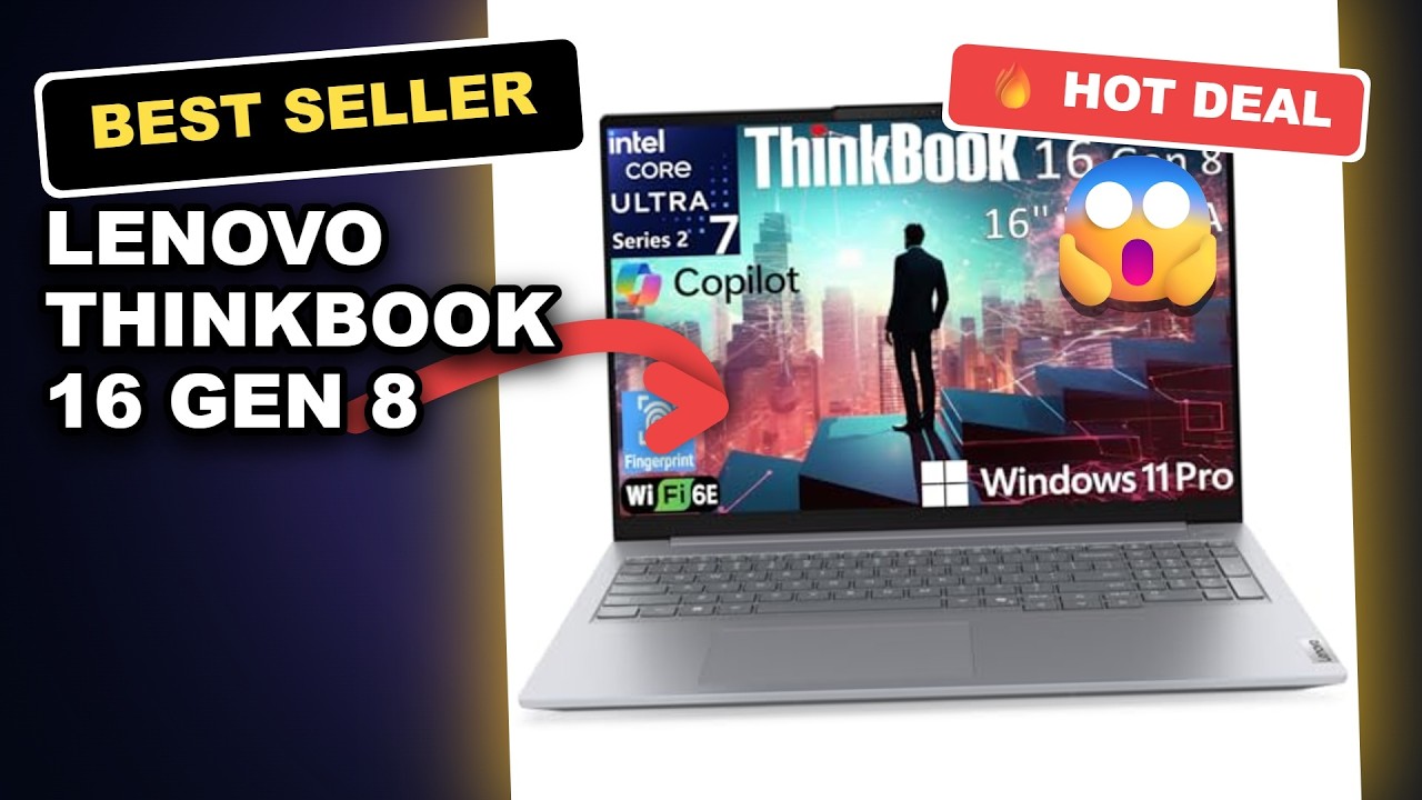 Lenovo ThinkBook 16 Gen 8 Honest Review: Powering Pro Productivity review video