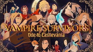 Vampire Survivors Secrets Characters Relics Weapon Evolution MEGA GUIDE | Ode To Castlevania DLC