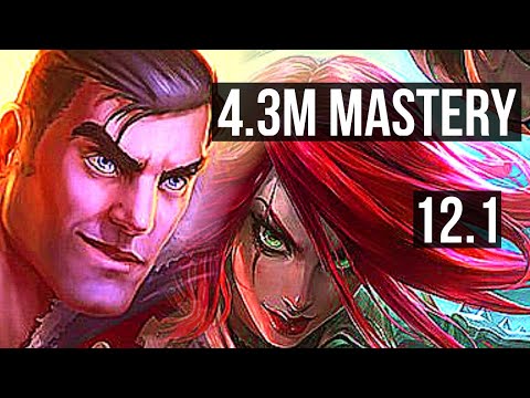 JAYCE vs KATARINA (MID) | 4.3M mastery, 6/1/8, 700+ games, Dominating | NA Diamond | 12.1