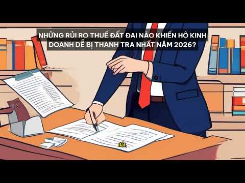 Những Rủi Ro Thuế Đất Đai Nào Khiến Hộ Kinh Doanh Dễ Bị Thanh Tra Nhất Năm 2026? [Tóm Tắt]
