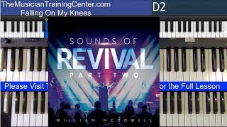 Organ: How to Play &quot;Falling On My Knees&quot; by  William McDowell