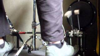 Video thumbnail for Double strokes on DW 9002 bass drum pedals by Nuno Baiao - NBdrums