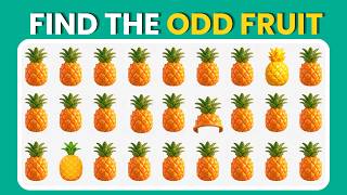 Find the ODD One Out - Fruit Edition 🥝🍓🍒| 40 Ultimate Levels | Deer Quiz MQDEFAULT Thumbnail